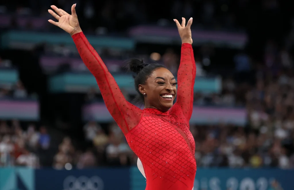 Simone Biles Gymnastik-Königin regiert