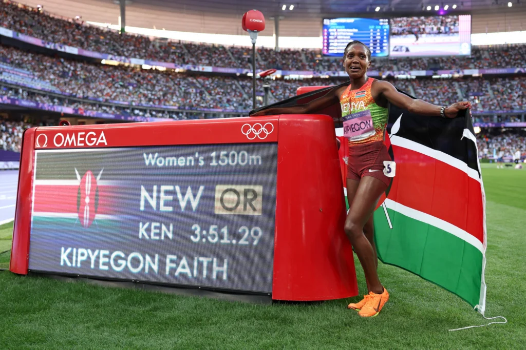 Faith Kipyegons historischer 1500m-Sieg