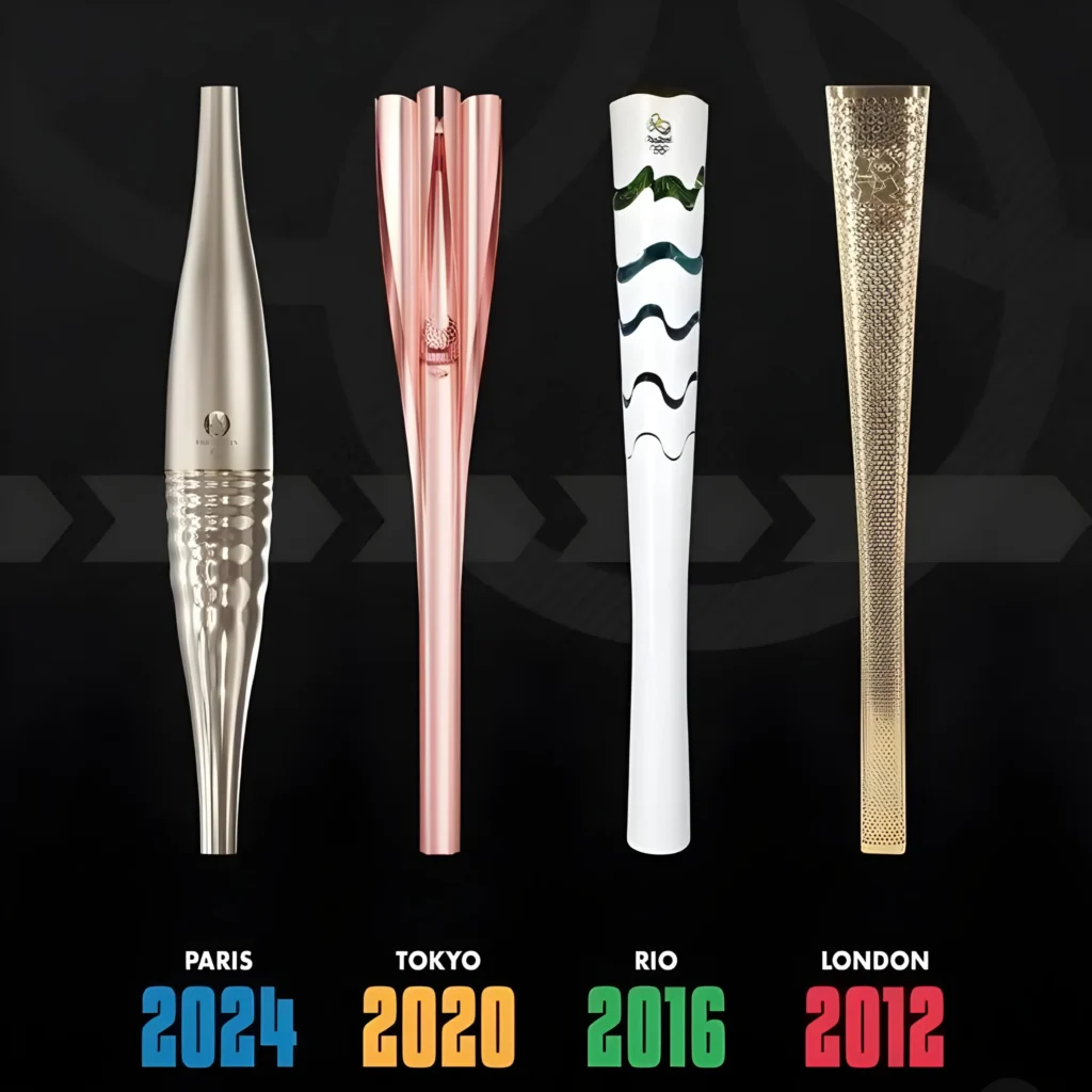 Paris 2024 Olympic Torch: A Symmetrical Work of Art